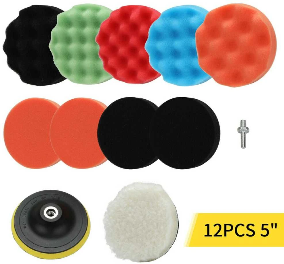 Kingrony Poliravimo padų rinkinys | Ø 125 mm | 12 vnt. (BK1004)