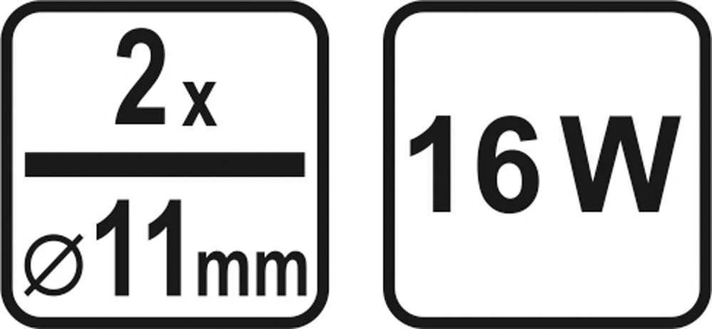 LUND Pistoletas klijavimui karštu būdu 11mm 16W 73060