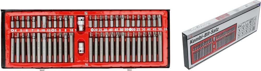 Bgs Technic Kombinuotas antgalių rinkinys | 54 vnt. (6868)