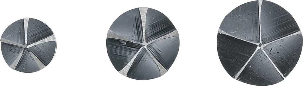 Bgs Technic Kūginių grąžtų/frezų rinkinys | HSS | 6.3 mm (1/4") | 12 - 16 - 19 mm | 3 vnt. (70052)