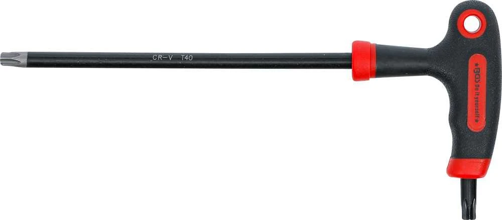 Bgs Technic L tipo atsuktuvas T-Star su skyle / be skylės (Torx) | T40 (7880-T40)