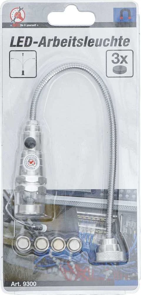 Bgs Technic Lankstus magnetinis stovas su LED lempute (9300)