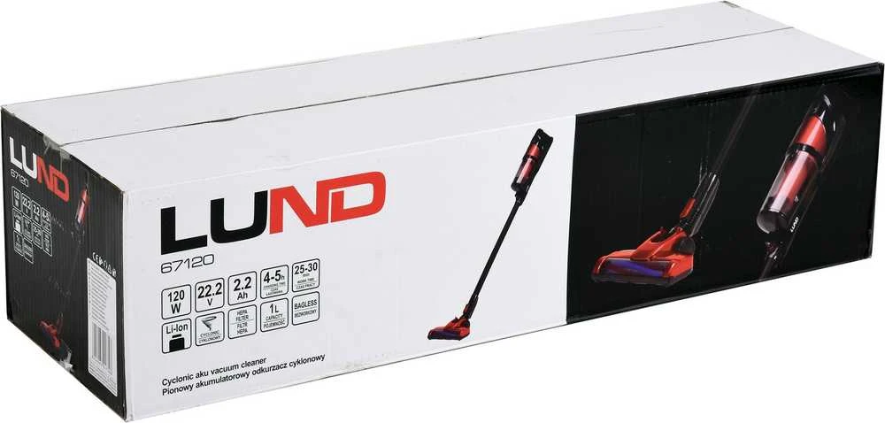 Akumuliatorinis dulkių siurblys LUND 67120, 120W, 22,2V 2200MAH LI-ION