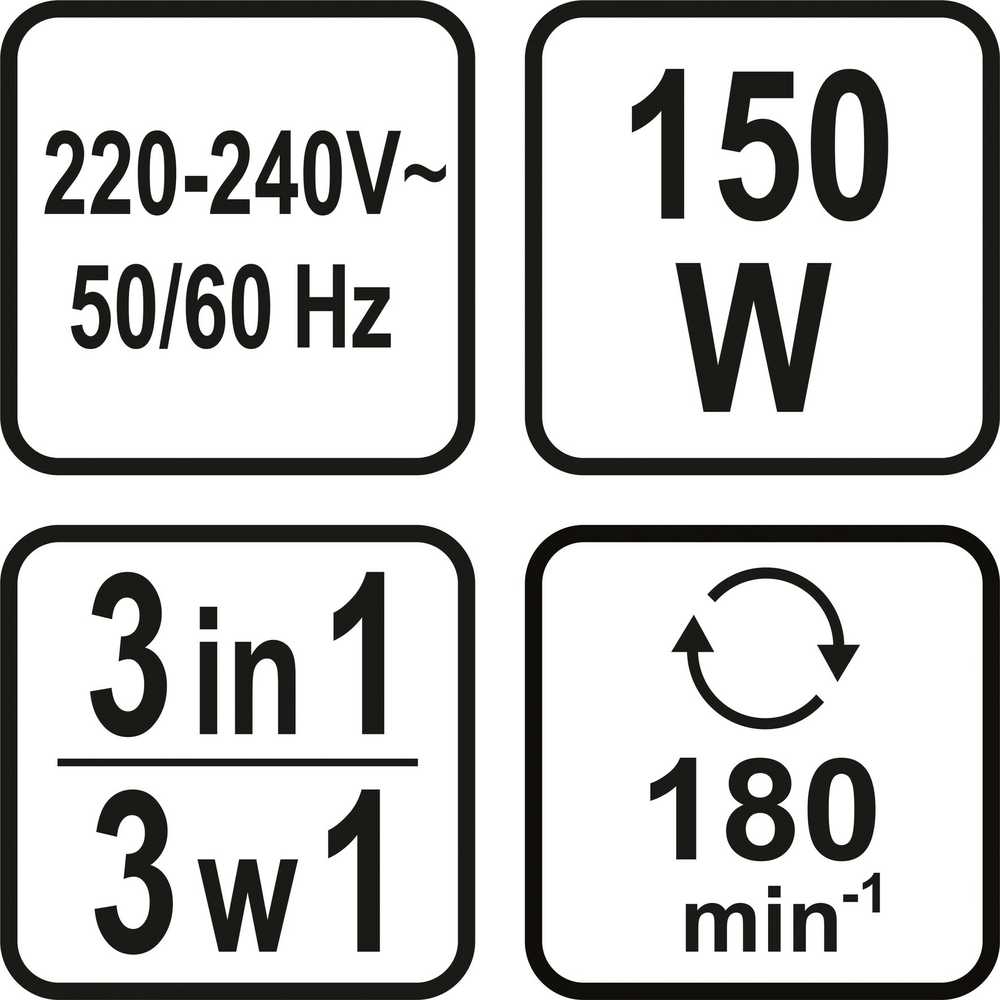 LUND VIRTUVĖS ROBOTAS 3W1 150W 67961