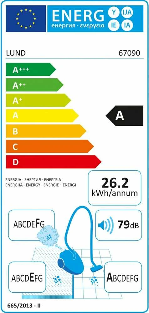 Toya Sa Poland Dulkių siurblys | cikloninis | 5 šepečiai | 700W (67090)