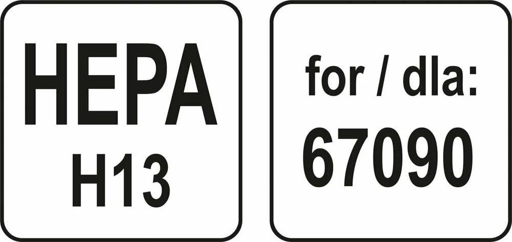 Toya Sa Poland Filtras HEPA H13 dulkių siurbliui 67090 (67093)