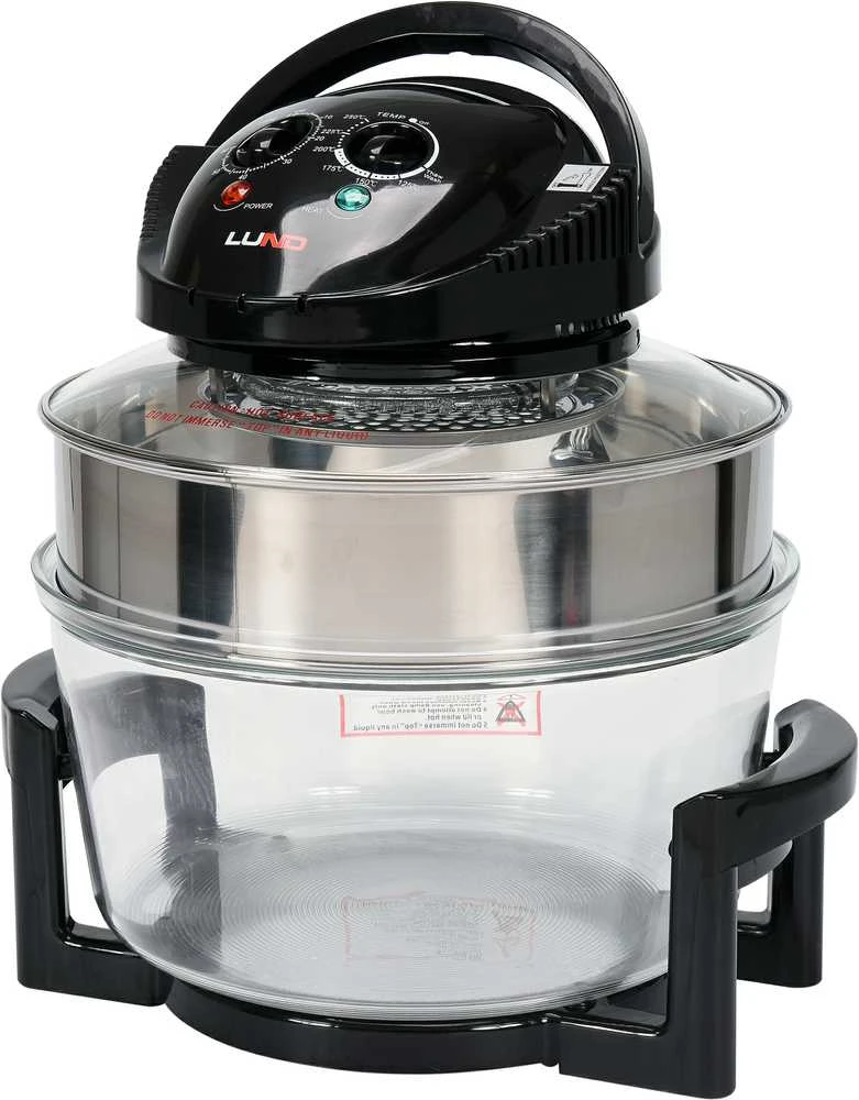 Halogeninis garų puodas Lund 67641, 17 l, juodas