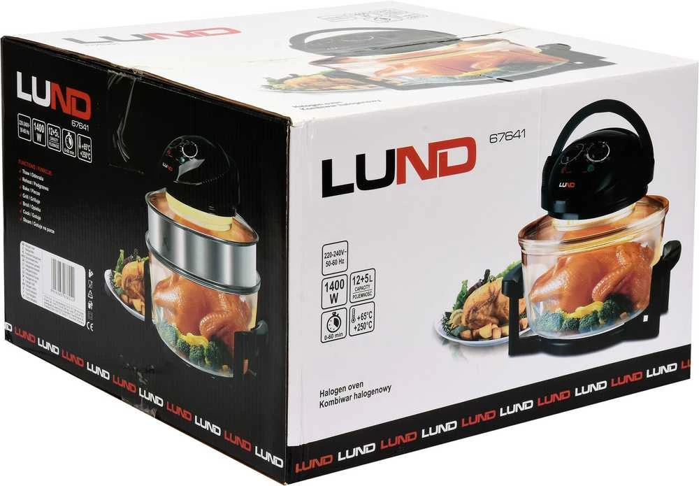 Halogeninis garų puodas Lund 67641, 17 l, juodas