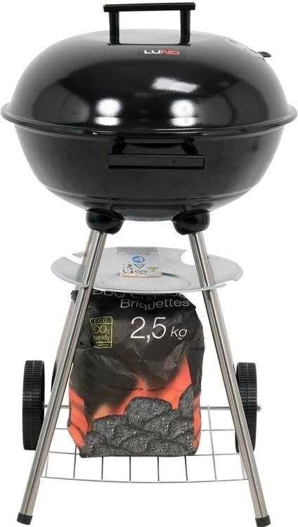 Lund Toya Sa Poland Lauko kepsninė / grilis su dangčiu | Apvalios grotelės 41 cm (99906)