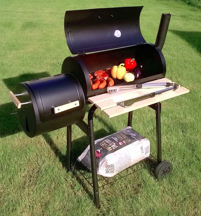 Toya Sa Poland Lauko kepsninė / grilis | su dangčiu ir grotelėmis | 60 cm (99513)