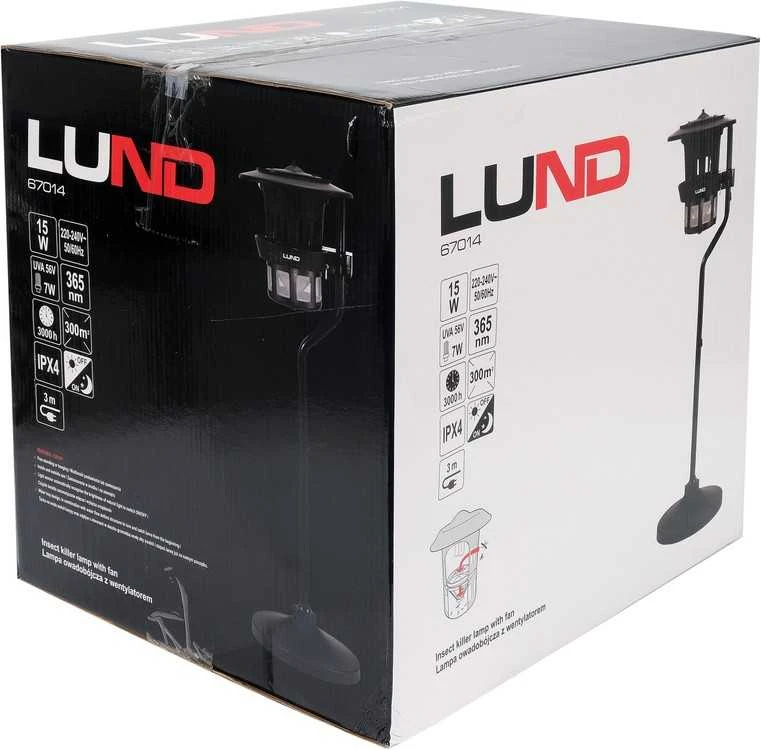 Lund Toya Sa Poland Lempa nuo vabzdžių | ventiliatorius | UV-A 8W, IPX4 | su stovu (67014)