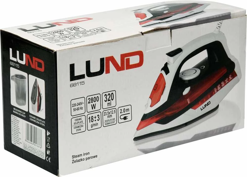 LUND STEAM IRON 2800W 320ml ...