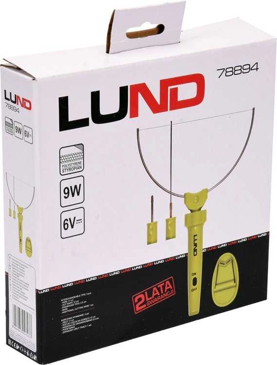 Lund Terminis peilis polistireninio putplasčio pjovimui 3viename 78894 9W, 6V