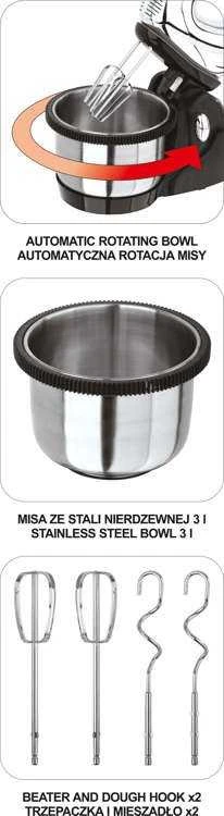 Lund Toya Sa Poland Rankinis mikseris / plakiklis | nerūdijančio plieno indas | 200-250W (67790)