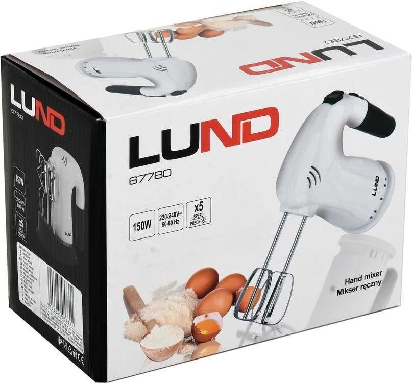 Lund Toya Sa Poland Rankinis mikseris / plakiklis | su baze | 5 greičiai | 150-200W (67780)