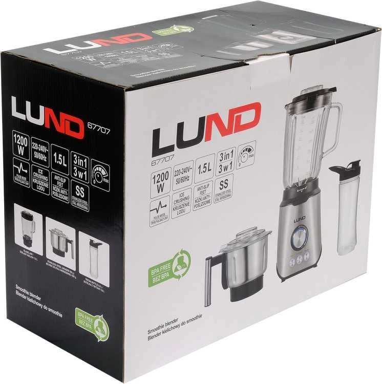 Lund Toya Sa Poland Smulkintuvas / blenderis | 3 viename | 1,5L 1200W (67707)