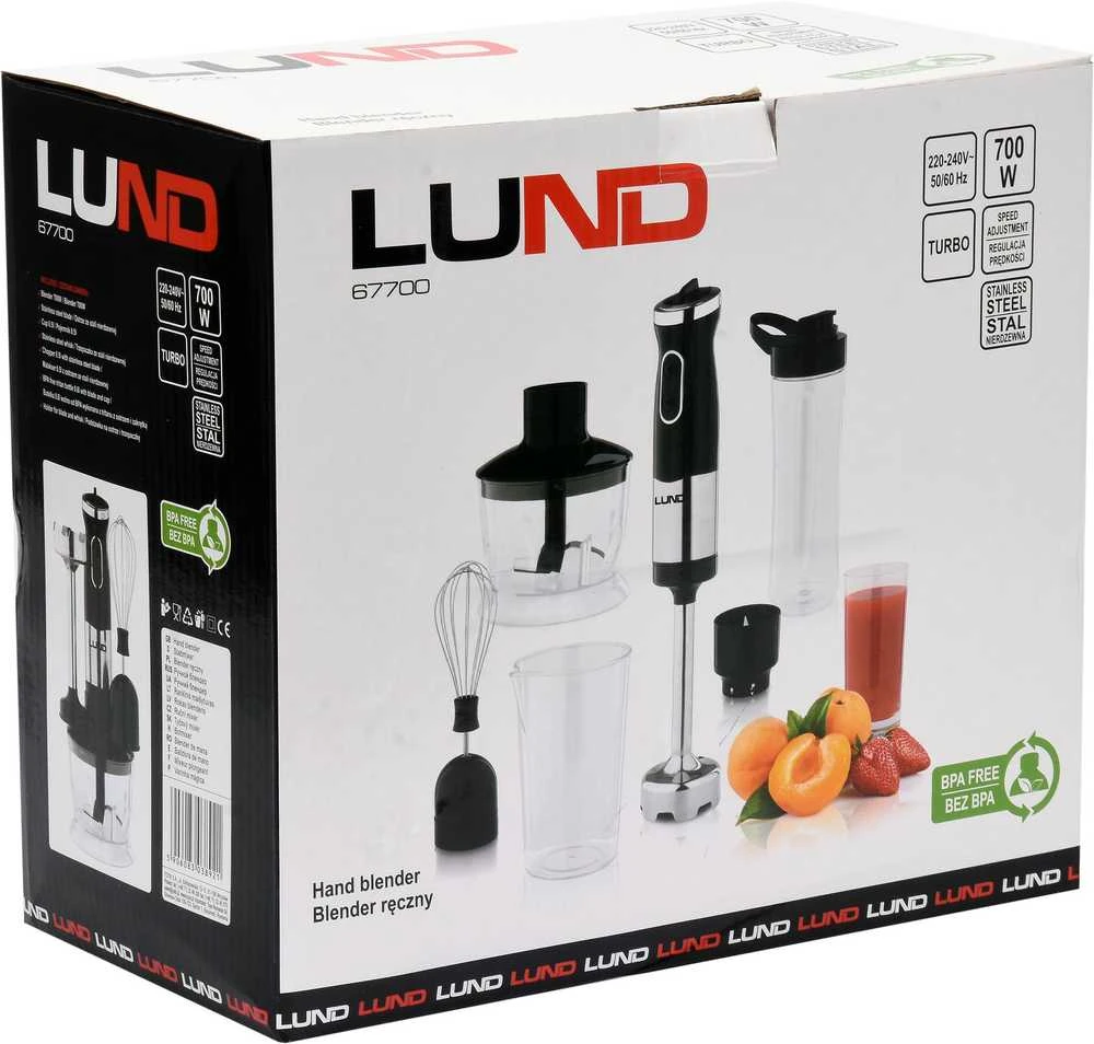 LUND Rankinis plakiklis Daugiafunkcinis 4w1 700W