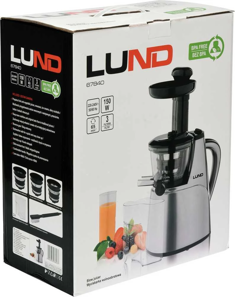 Lund Toya Sa Poland Sulčiaspaudė | lėtas spaudimas | 150W (67840)