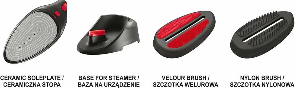 Toya Sa Poland Valymo garais įrenginys 3 in 1 | keramika / metalas | 4 antgaliai | 1100 W (68090)