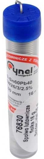 Toya Sa Poland Lydmetalio viela tūtelėje – Ø1,0 mm | 16 g | Sn60Pb40, su fliusu (76830)