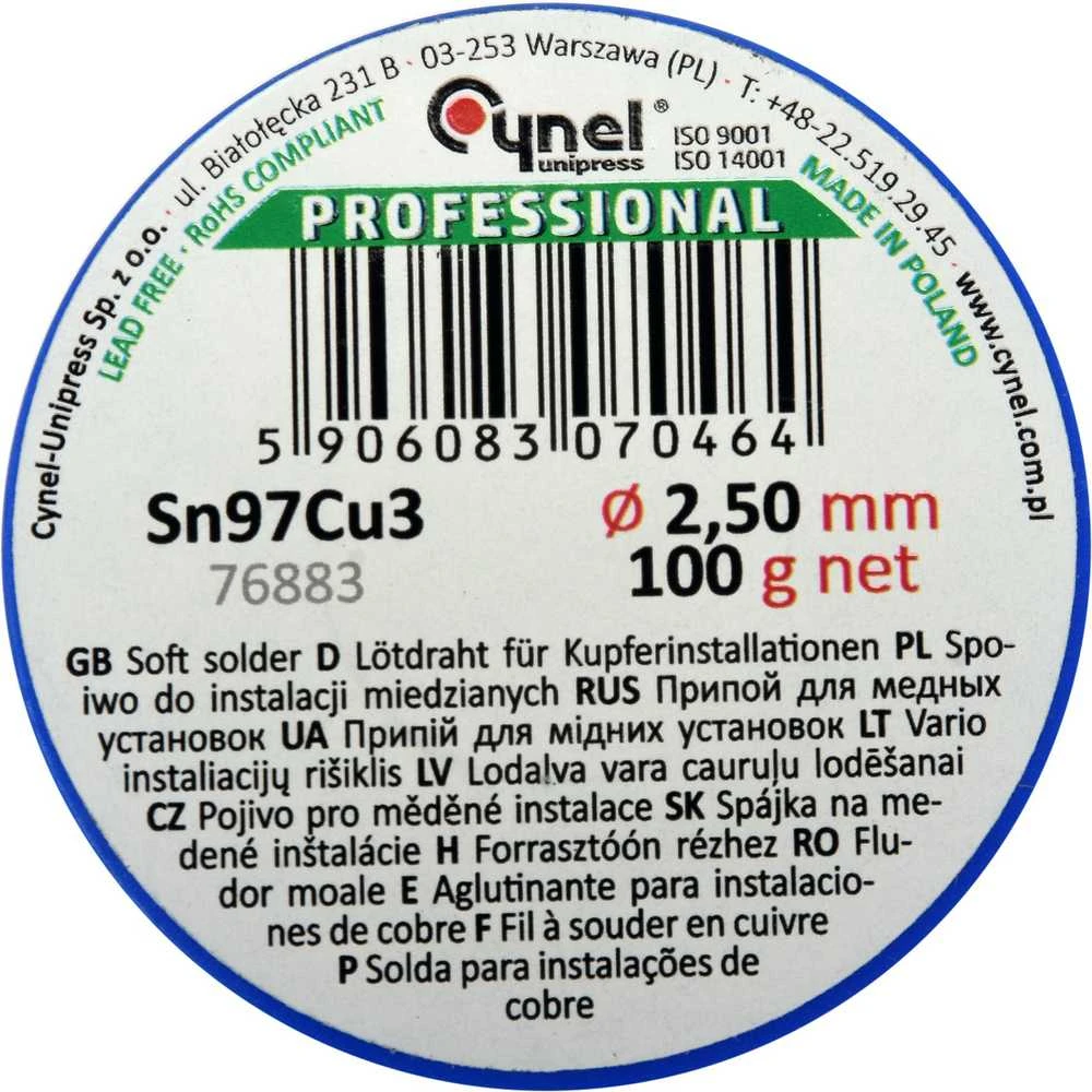 Toya Sa Poland Lydmetalis minkštas | Ø 2.5 mm | 100g (76883)