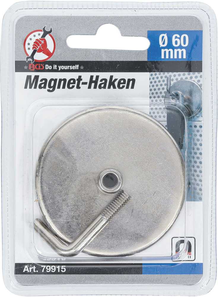 Bgs Technic Magnetinis kablys | apvalus | Ø 60 mm (79915)