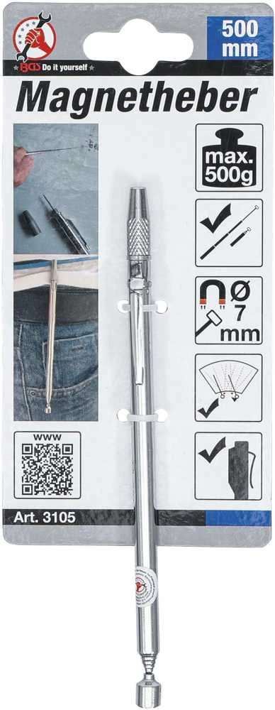Magnetinis keltuvas su adata | 660 mm | trauka 0,5kg (3105)
