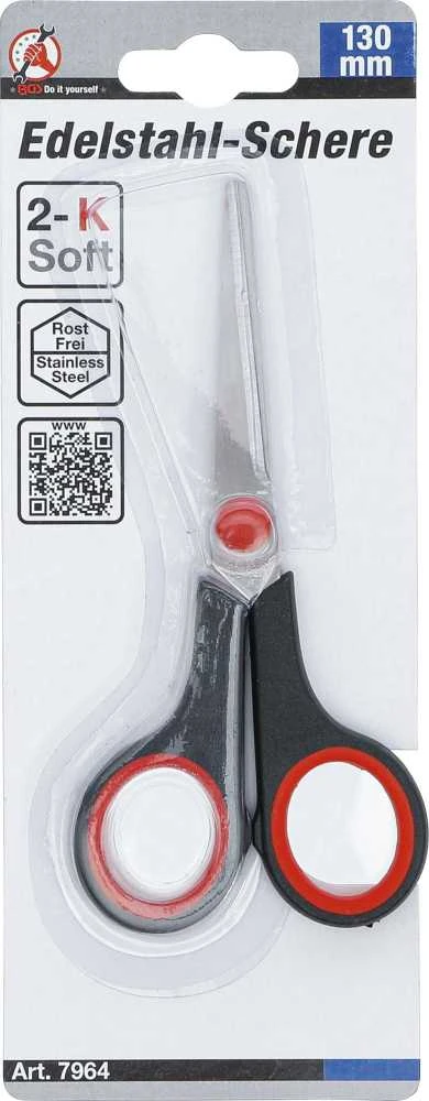 Bgs Technic Nerūdijančio plieno žirklės | 130 mm (7964)