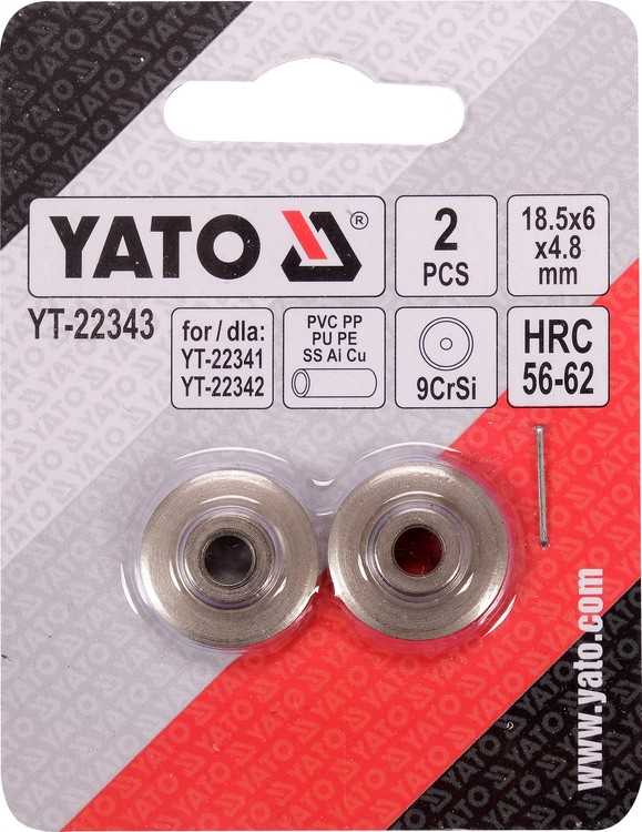 YATO RATAS VAMZDŽIŲ PJOVYMUI 18,5 x 6 x 4,8 mm/2vnt. YT-22341, YT-22342