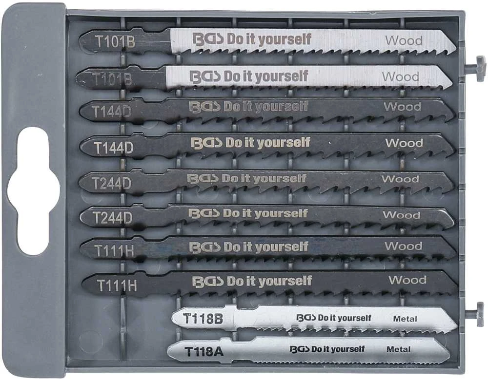 Bgs Technic Pjūkliukų rinkinys elektriniam siaurapjūkliui | 10 vnt. (50355)