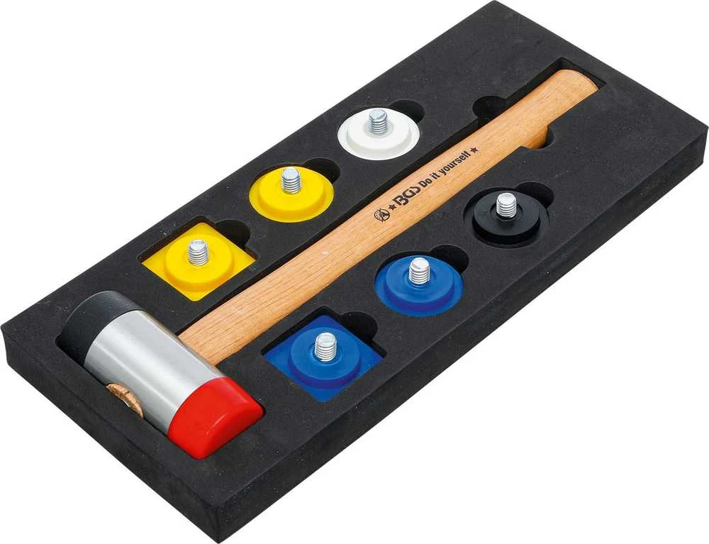 Bgs Technic Plaktuko rinkinys su keičiamomis galvutėmis | Ø 43 mm | 9 vnt. (52101)