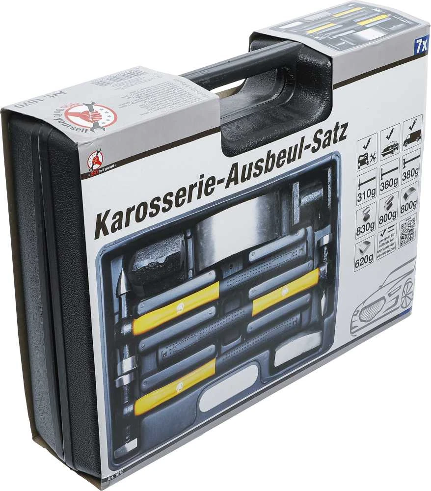 Bgs Technic Plaktukų rinkinys su priekalais | 7 vnt.(1670)