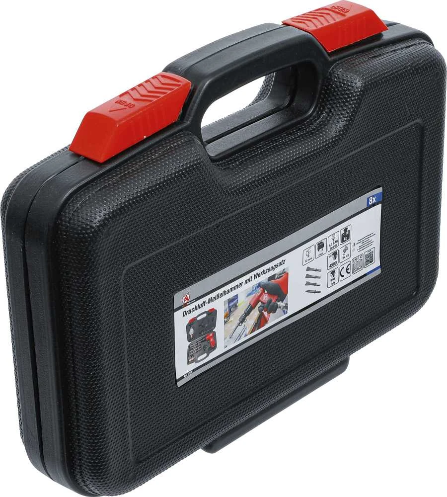 Bgs Technic Pneumatinis plaktukas su rinkiniu | 8 vnt. (3213)