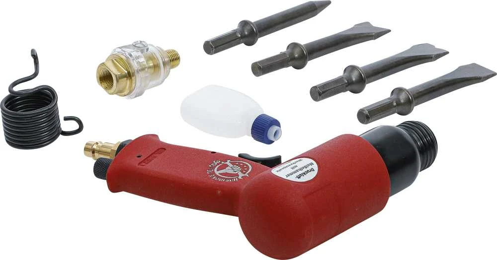 Bgs Technic Pneumatinis plaktukas su rinkiniu | 8 vnt. (3213)