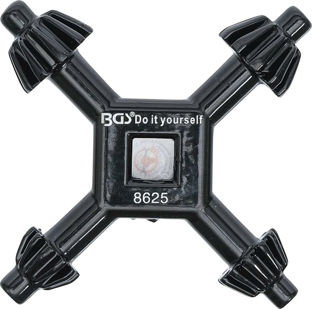 Grąžtas Bgs Technic Raktas griebtuvui 4-ių dydžių | Ø 4 / 5,5 / 6/7 mm (8625)