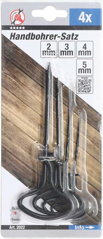 Grąžtas Bgs Technic Rankinių grąžtų rinkinys | 2-5 mm | 4 vnt. (2022)
