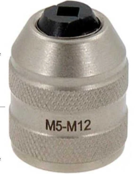 Reguliuojamas sriegiklio griebtuvas laikiklis | 1/4" pavara | M5–M12 (SK6583)