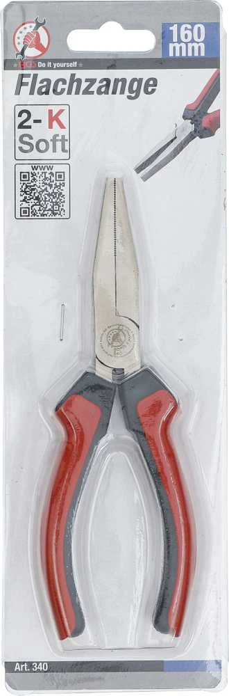Bgs Technic Replės tiesios plokščios | 160 mm (340)
