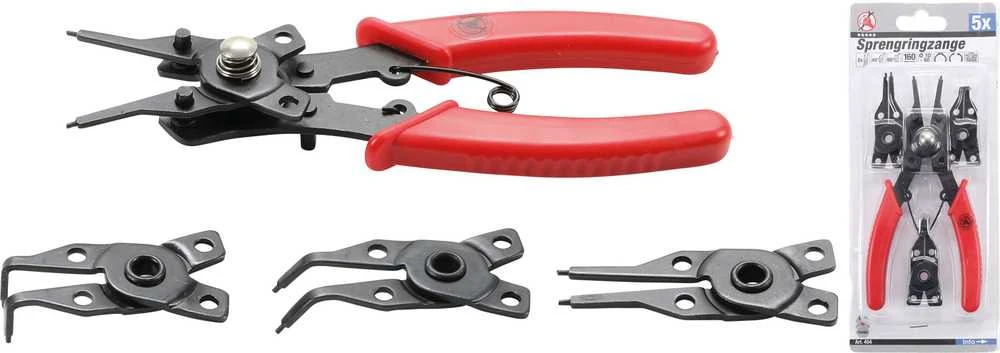 Bgs Technic Replės žiedams su keičiamomis galvutėmis | 160 mm | 5 vnt. (454)