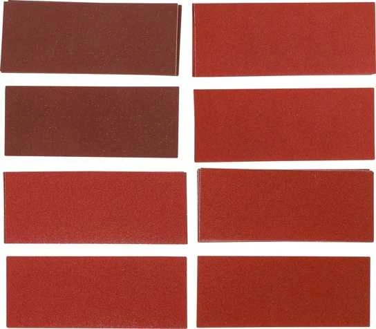 Bgs Technic Šlifavimo padų rinkinys | Orbitinis šlifuoklis / rankinis šlifuoklis | 93 x 230 mm | K 60 - 120 | 25 vnt. (80813)