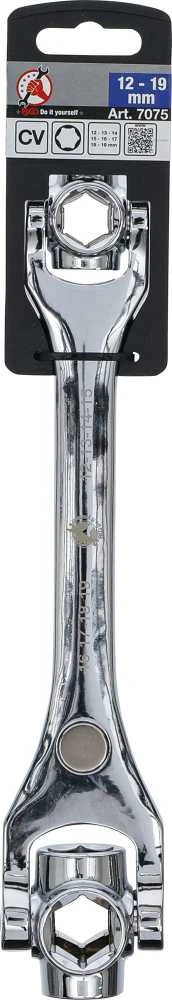 Bgs Technic Specialus veržliaraktis | 8-in-1 | šešiakampis 12-19 mm (7075)