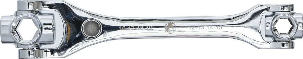 Bgs Technic Specialus veržliaraktis | 8-in-1 | šešiakampis 12-19 mm (7075)