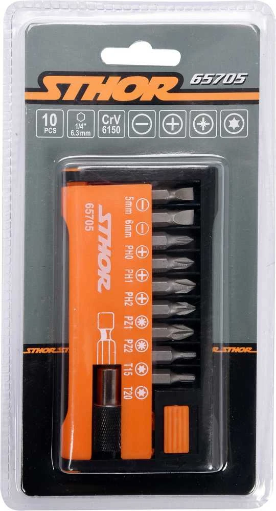 STHOR Rinkinys sukimo antgalių 10el. 65705