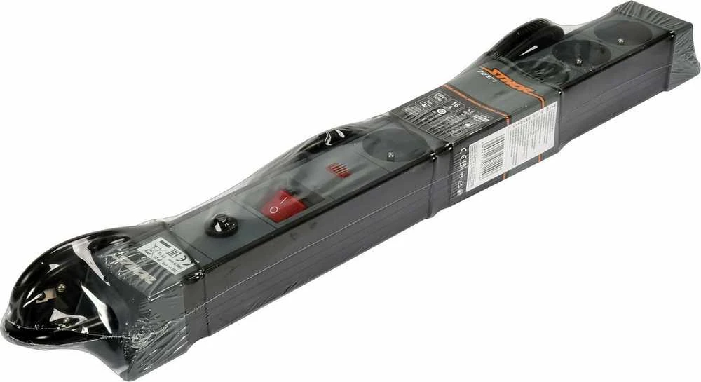 Toya Sa Poland STHOR ilgintuvas / viršįtampių apsauga / perkrovos juostelė 6 lizdų 3,0 m