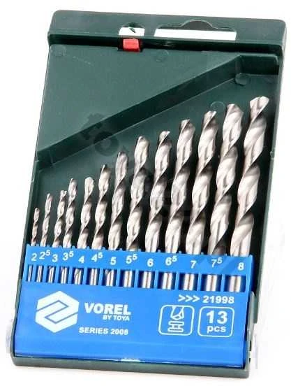 Grąžtas Toya Sa Poland Grąžtų metalui rinkinys | HSS | 2,0-8,0 mm | 13 vnt. (21998)