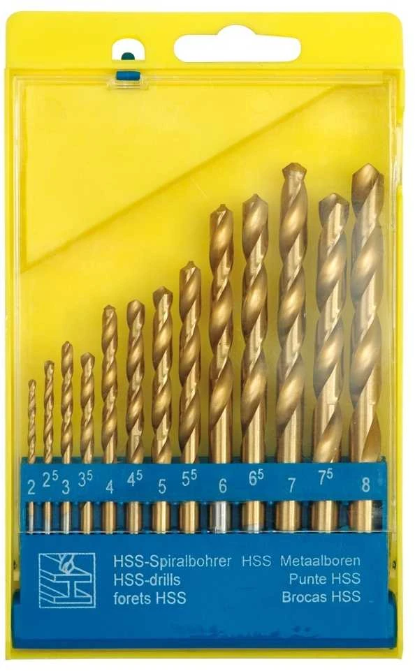 Grąžtas Toya Sa Poland Grąžtų rinkinys | HSS-Titan | 2.0 - 8.0 mm | 13 vnt. (22310)
