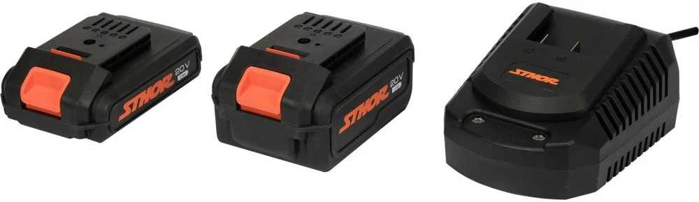 Toya Sa Poland Įkrovimo rinkinys 20V | 4Ah+2Ah+įkroviklis (78262)