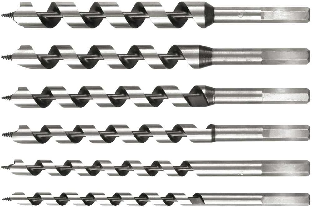 Grąžtas Toya Sa Poland VOREL medienos grąžtų rinkinys, 6 vnt. / 230 mm, 10–20 mm, 22465