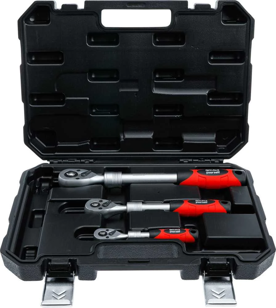 Bgs Technic Terkšlių rinkinys | ištraukiamos | 6,3 mm (1/4") / 10 mm (3/8") / 12,5 mm (1/2") | 3 vnt. (72113)