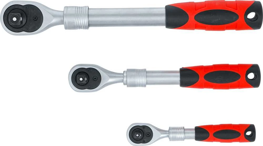 Bgs Technic Terkšlių rinkinys | ištraukiamos | 6,3 mm (1/4") / 10 mm (3/8") / 12,5 mm (1/2") | 3 vnt. (72113)